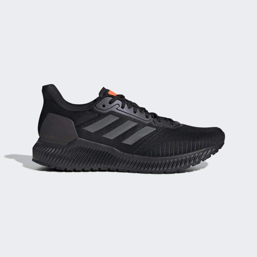 Adidas Men's Solar Ride Walking Shoes Black/Grey/Orange Ireland EF1421